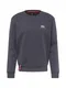 ALPHA INDUSTRIES Sweatshirt dunkelgrau / naturwei
