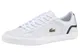 LACOSTE Sneaker weiß / schwarz