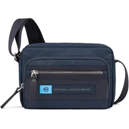 Piquadro PQ-Bios Umhängetasche Leder 21cm blau