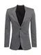 BURTON MENSWEAR LONDON Sakko ''''GREY PIQUE BLAZER'''' grau