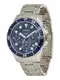 FOSSIL Uhr silber / blau