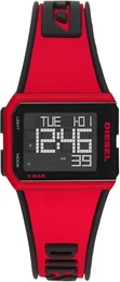 Uhr ''''Chopped, DZ1923'''' schwarz / rot