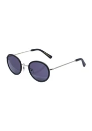 Retrosonnenbrille ''''EDMUND'''' schwarz / silber