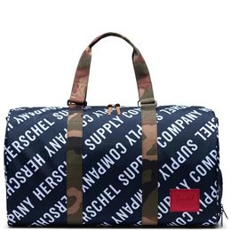 Tasche dunkelblau / weiß / braun / khaki