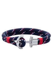 Armband ''''Anker, Phrep, PH002296, PH002298'''' hellrot / blau