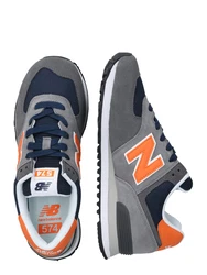 new balance Sneaker '574' marineblau/grau/orange/weiß