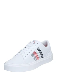 Sneaker grau / rot / schwarz / weiß