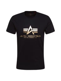 T-Shirt goldgelb / schwarz