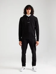 ARMANI EXCHANGE Sweatshirt Hoodie schwarz/weiß