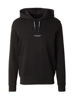 ARMANI EXCHANGE Sweatshirt Hoodie schwarz/weiß
