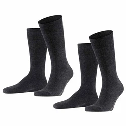 FALKE Socken Swing 2-Pack graumeliert