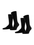 FALKE Socken Swing 2-Pack schwarz