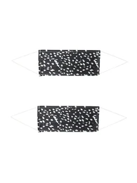 Stoffmasken '2er Pack Dotty' schwarz / wei