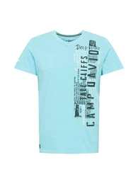 T-Shirt türkis / schwarz