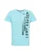 CAMP DAVID T-Shirt türkis / schwarz