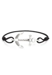 Armband »Anker, B4034B/90/00« schwarz / silber