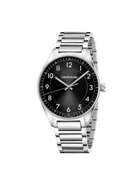 Uhr schwarz / silber