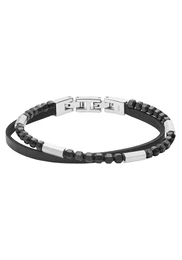 Armband silber / schwarz