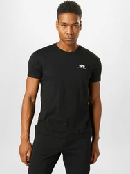 Alpha Industries T-Shirt Rundhalsshirt Backprint T (T-Shirt) schwarz/wei