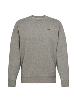 Levi's Sweatshirt 'Original Housemark' graumeliert/feuerrot/weiß