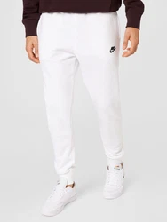 Nike Sportswear Hose 'Club Fleece' schwarz/weiß