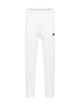 Nike Sportswear Hose 'Club Fleece' schwarz/weiß