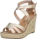Dorothy Perkins Páskové sandály ''''Rolly''''  zlatá