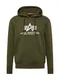 ALPHA INDUSTRIES Sweatshirt oliv / wei