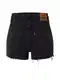 LEVI'S  Traperice 'Ribcage Short'  crna