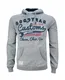 GOODYEAR Kapuzenpullover OREGON mit coolem Front-Print grau