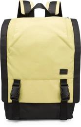Rucksack pastellgelb / schwarz