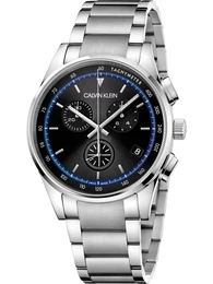 Uhr silber / schwarz
