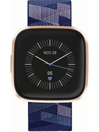 FitBit Uhr blau / schwarz / gold
