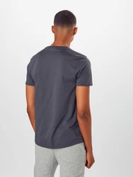 ALPHA INDUSTRIES T-Shirt dunkelgrau/wei