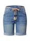 TOM TAILOR Shorts  modr dnovina