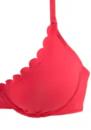 Bikini gornji dio 'Scallop' crvena