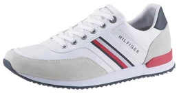 Sneaker ''''MAXWELL'''' hellgrau / weiß / rot / navy