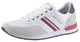 TOMMY HILFIGER Sneaker ''''MAXWELL'''' hellgrau / weiß / rot / navy