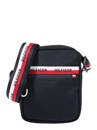 Tasche ''''Mini Reporter'''' hellrot / weiß / navy