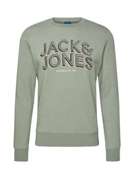 Sweatshirt pastellgrün / gelb / schwarz / weiß