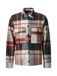 Jacke ''''Meli'''' hellgrau / rot / blau