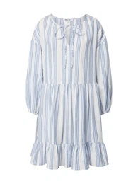 Šaty světlemodrá / bílá