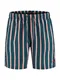 Shiwi Badeshorts ''''urban stripe'''' blau / orangerot