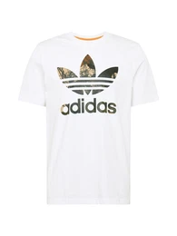 T-Shirt schwarz / braun / weiß