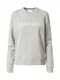 Calvin Klein Mikina  šedá / bílá