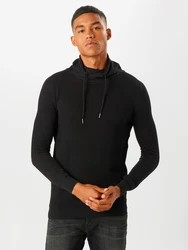 Key Largo Stehkragenpullover MST LECH schwarz