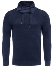 Key Largo Stehkragenpullover MST LECH navy