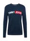 Tommy Jeans Pullover rot / navy / weiß
