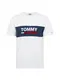 Tommy Jeans T-Shirt dunkelblau / weiß / rot