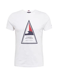T-Shirt ''''Cool Triangle'''' weiß / blau / rot